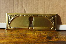 Vintage dekorative Messing Türrosette, Schlüsselloch Schloss Abdeckung Projekt UK-13