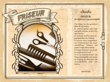 Holzschild 30x40 cm Friseur