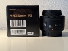 Yongnuo YN 35mm F2.0 Objektiv Festbrennweite für Canon EF/EF-S