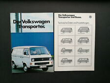 VW  BUS Transporter T3 Doka Syncro, Pritsche Prospekt 1986 + Daten