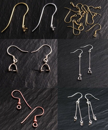 Ohrschmuck fassung fischhaken - ohrschmuck,