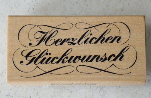 Stempel herzlichen - stempel,