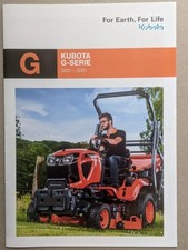 Kubota G-Serie G231-G261 Aufsitzmäher Rasenmäher Rasen Traktoren Prospekt