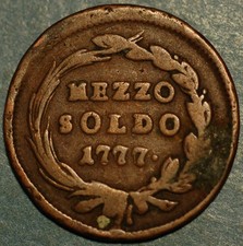 1777 1/2 Soldo Italienische
