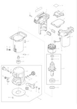 Makita Ersatzteile für Akku-Multifunktionsfräse DRT50