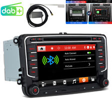 7"Autoradio Für VW Golf 5 6 Passat EOS Skoda Seat HD CD GPS Navi USB BT DAB+ DVD