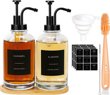 Kaffee Sirup Spender Glas Set