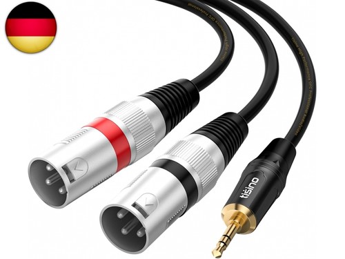 Auf xlr kabel stereo - 3,5,