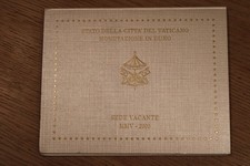 Vatikan KMS 2005 Sede Vacante  Kursmünzensatz  im original Blister (K5028)