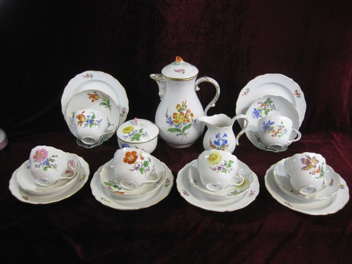Meissen kaffeeservice 6 - kaffeeservice,