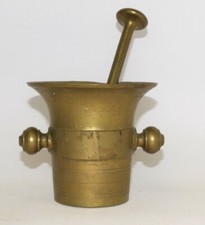 Bronze Messing Mörser  um