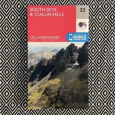 OS Landranger 32 Skye Schottland Wanderkarte 978-0-319-26130-9 Isle Trekking