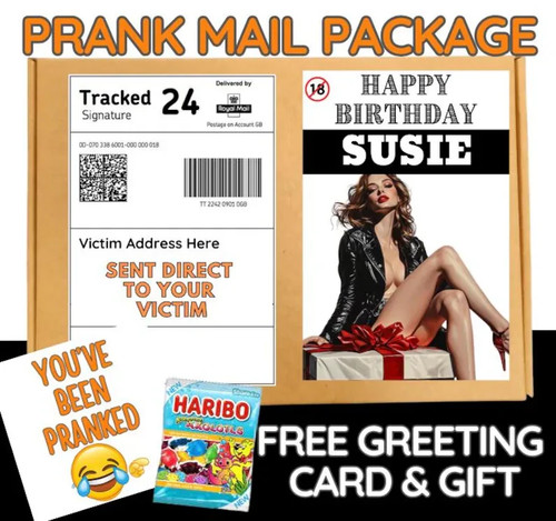 Anonymous prank mail paket - prank,