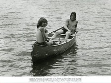 KLEINE BIESTER:  1 ORIGINAL-PRESSEFOTO (ca 18x24cm) TATUM O´NEAL ARMAND ASSANTE2