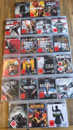 Ps3 spielesammlung 18 - 22,