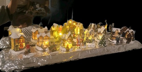 Winterdorf szene led - winterdorf-szene,