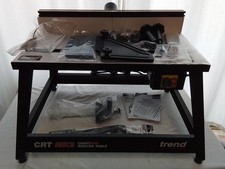 TREND CRT MK3 CRAFTPRO ROUTER TALE MIT ZUBEHÖR & HANDBUCH - TISCH UNBENUTZT