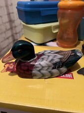 Holz Ente Dekofigur