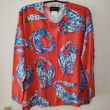 AMY VERMONT-Pullover*Gr.42*Mehrfarbig*72%Viskose/28%Polyamid.Gebraucht.