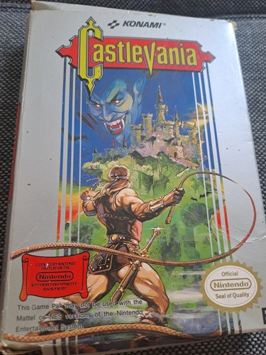 Castlevania nes mit - castlevania, ovp/box