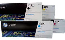 4 x Original Toner HP Laserjet Pro M454 M479 dn dw fdn fnw / 415X W2030X -W2033X