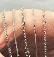 Halskette Ketten versilbert