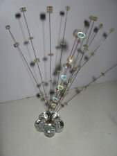 DDR Unruhe Glasperlen Glasfuß 25 x 27 cm -  Windspiel