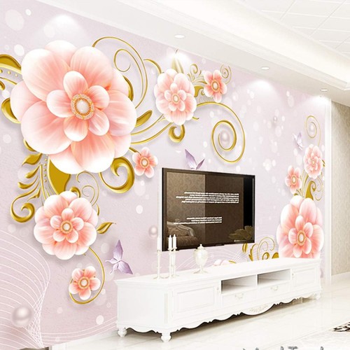 Wandbild relief pfingstrose - wandbild,