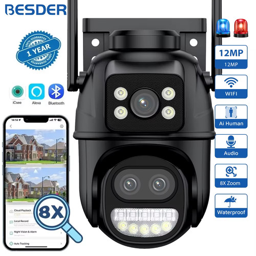 12mp wifi camera ptz - camera, 8x