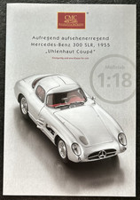 CMC • Mercedes Benz 300 SLR 1955 • Uhlenhaut Coupè  • Prospekt Katalog
