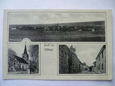 AK Lißdorf Eckartsberga Totalansicht Kirche Dorfstraße