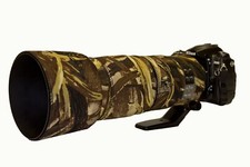 Nikon 200 500mm f5.6 VR Neopren Objektiv Schutz Camouflage Abdeckung Brown Gras