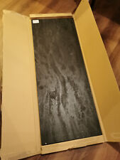 Waschtischplatte 120 x 46 x 2,5 cm Beton Dunkel Schwarz Anthrazit Grau