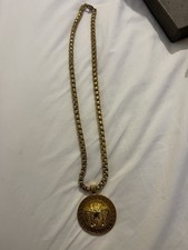 Echte Versace Medaillon Kette vergoldet