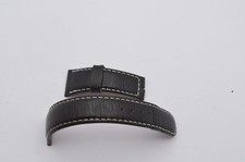 ROLEX LEDER ARMBAND 20MM FÜR FALTSCHLIESSE 18MM SCHWARZ FÜR PRINE 4243