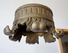 BALDACHIN BETTHIMMEL RUND Ø 40 cm HOLZ GOLDTON MOSKITONETZHALTER KOLONIAL-STIL