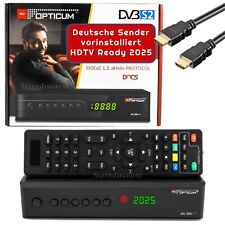 HD Sat Receiver Opticum AX300 DVB-S2 Satelliten USB PVR HDMI SCART Digital HDTV