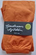 GUDRUN SJÖDEN einfarbige LEGGINS orange Gr. S-M