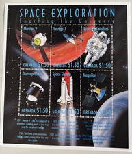 GRENADA Block Weltraumforschung Space Exploration Giotto Space Shuttle Mariner