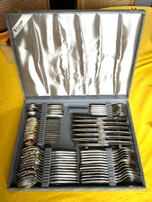 WMF Besteck  für  12 personen,  90 er versilbert,  65 - teilig,  Modell Paris