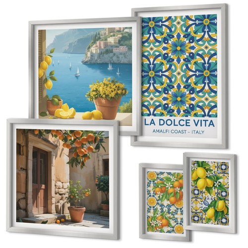 Wohnzimmer poster set - set, im