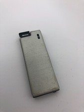 70er 80er Maruman Feuerzeug piezo Taschenfeuerzeug Silber Metall Schwarz DEFEKT