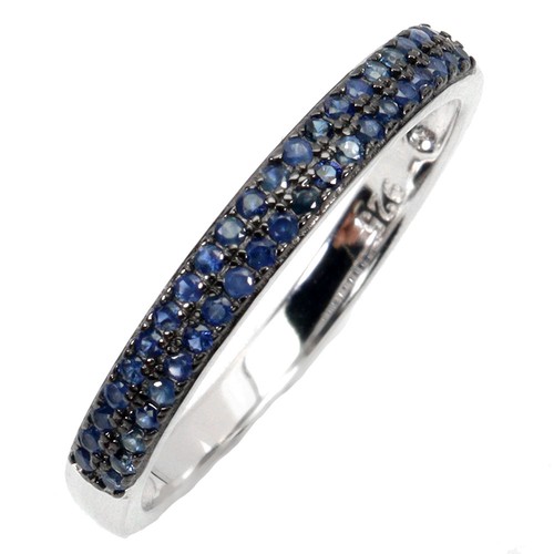 925 sterling silberring blau - 925,