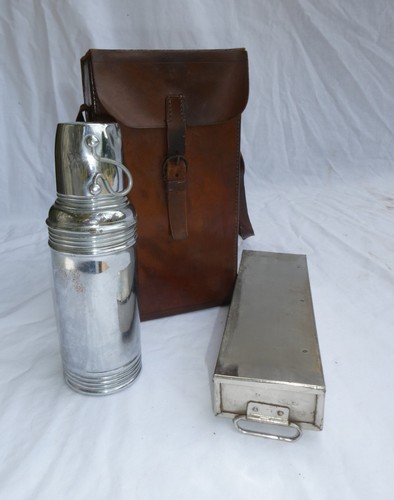Antike leder auto picknick - leder,