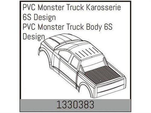 Absima pvc monster - monster, truck