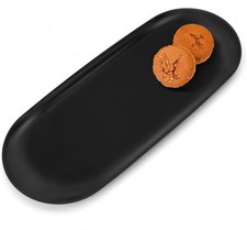 Tablett Schwarz Deko 30 x 12