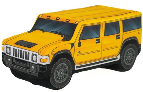 Kisfa hummer gelb 43cm - hummer, lang
