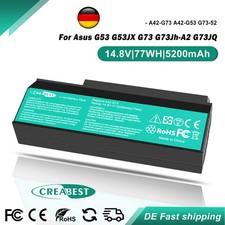 14.8V 5200mAh A42-G73 G73-52 Akku Für Asus G53 G53JX G73 G73Jh-A2 G73JQ A43-G73