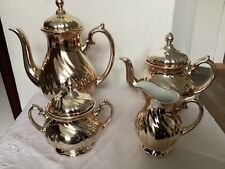 Kernstück, Kaffee  Und TEE  Kanne Zucker Milch, WMF, Porzellan versilbert