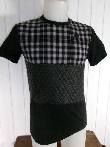 Shirt schwarz grau - t-shirt, schwarz/grau